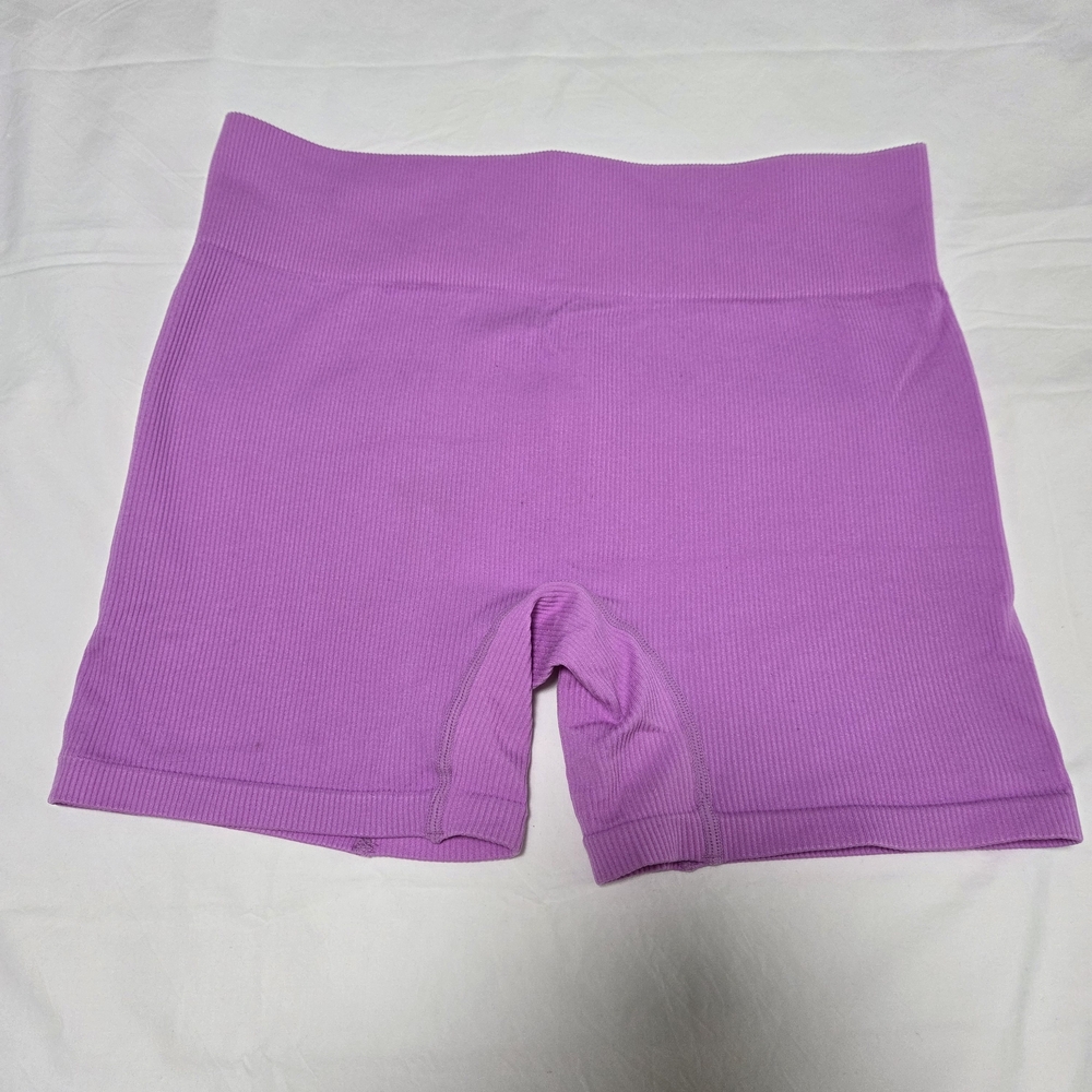 Wild Fable Bright Purple Ribbed Bike Shorts
